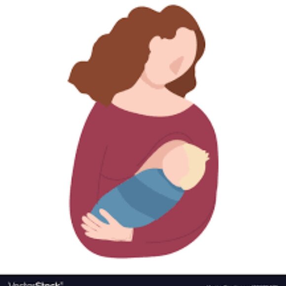 Nursing shirt, Breastfeeding,Navy, Time & Tru, Large, Dbl layer, Raw edge hem - Picture 2 of 10